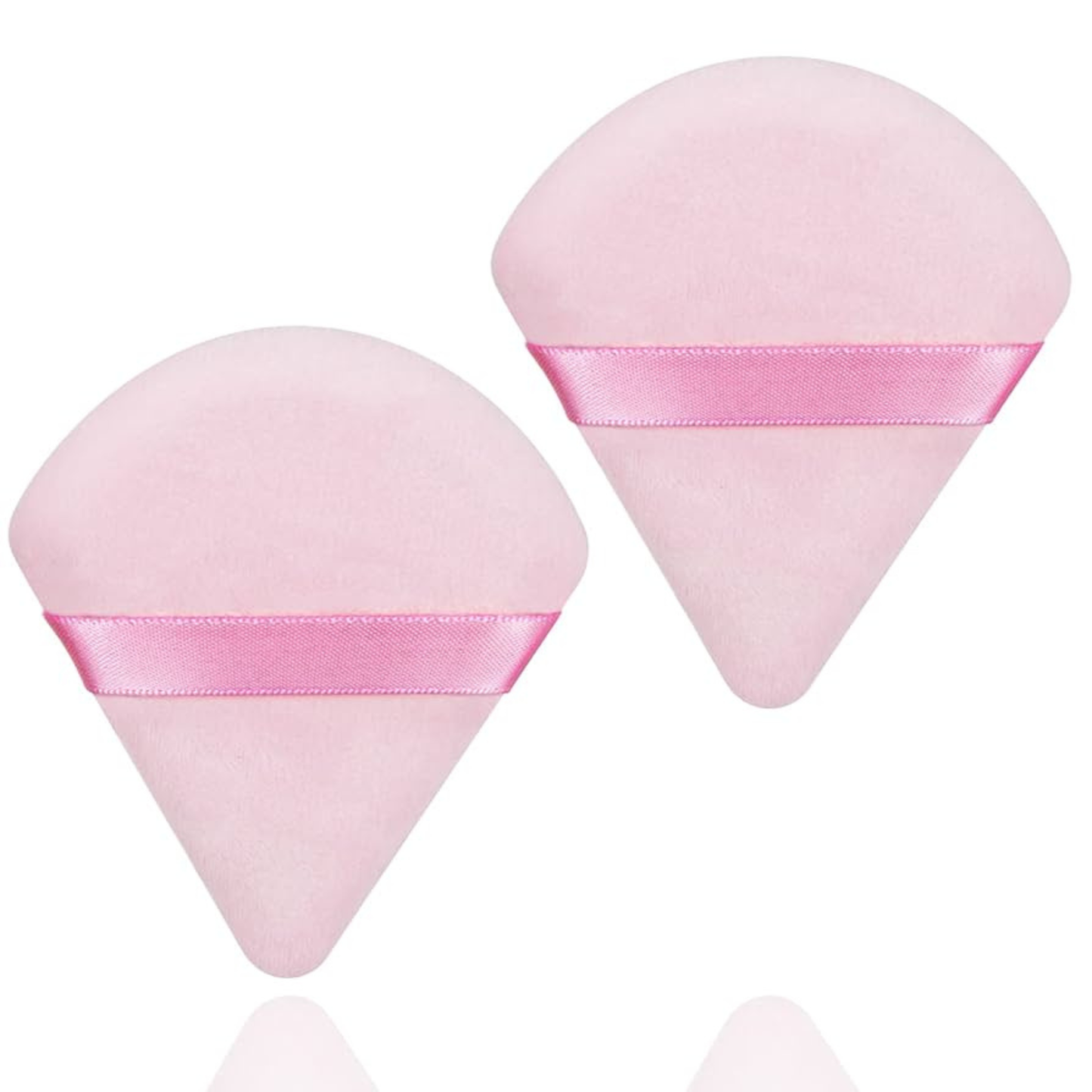 Pizza Powder Puff – Pack of 2 (Pink) | Flawless Under-Eye & T-Zone Setting Puffs