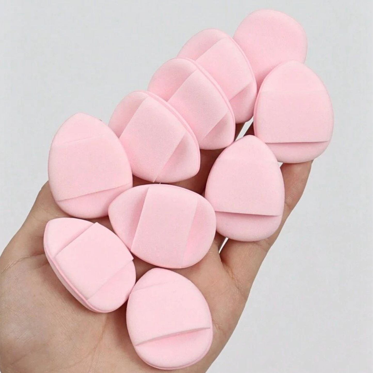 Mini Finger Puffs – Set of 5 | Precision Setting Puffs for Under Eyes & Small Areas