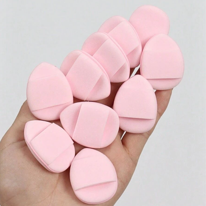 Mini Finger Puffs – Set of 5 | Precision Setting Puffs for Under Eyes & Small Areas