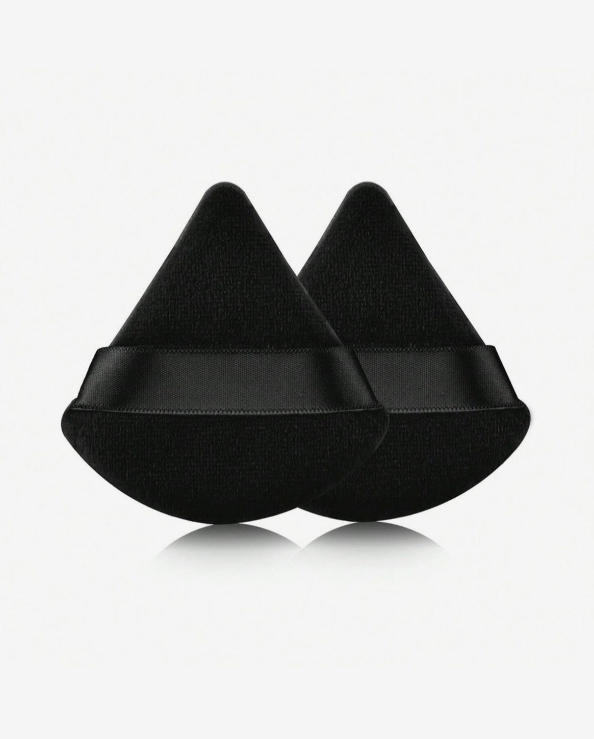 Pizza Powder Puff – Pack of 2 (Black) | Flawless Under-Eye & T-Zone Setting Puffs