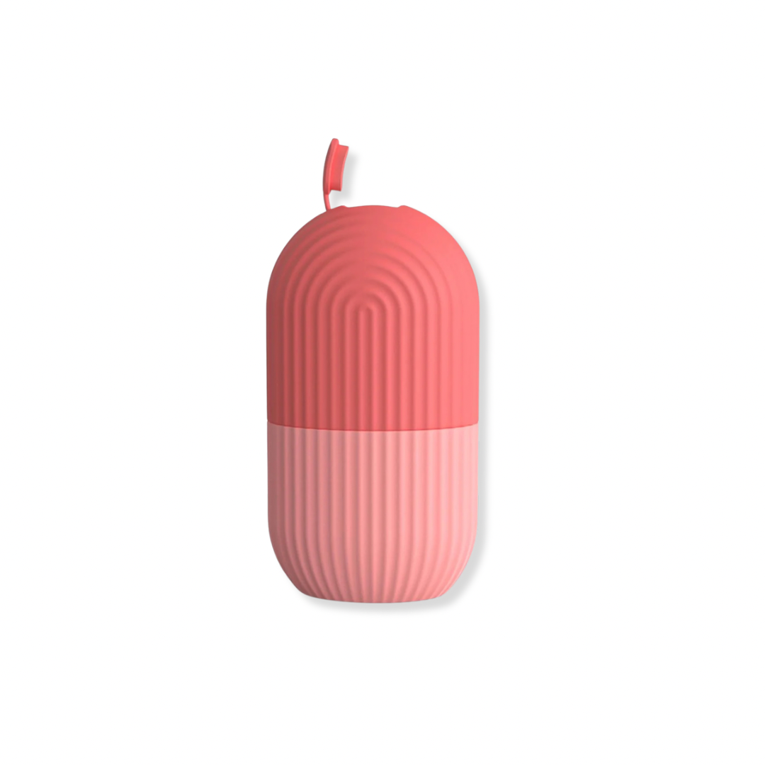Ice Roller Massager – Pink | Instant Cooling, Puffiness & Redness Relief