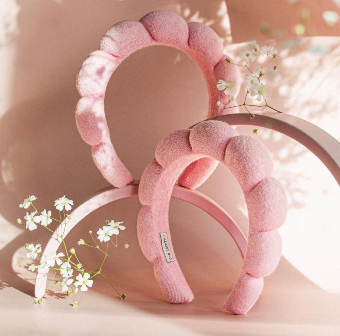 Bubble Headband Set | Soft Spa Headbands for Skincare & Makeup