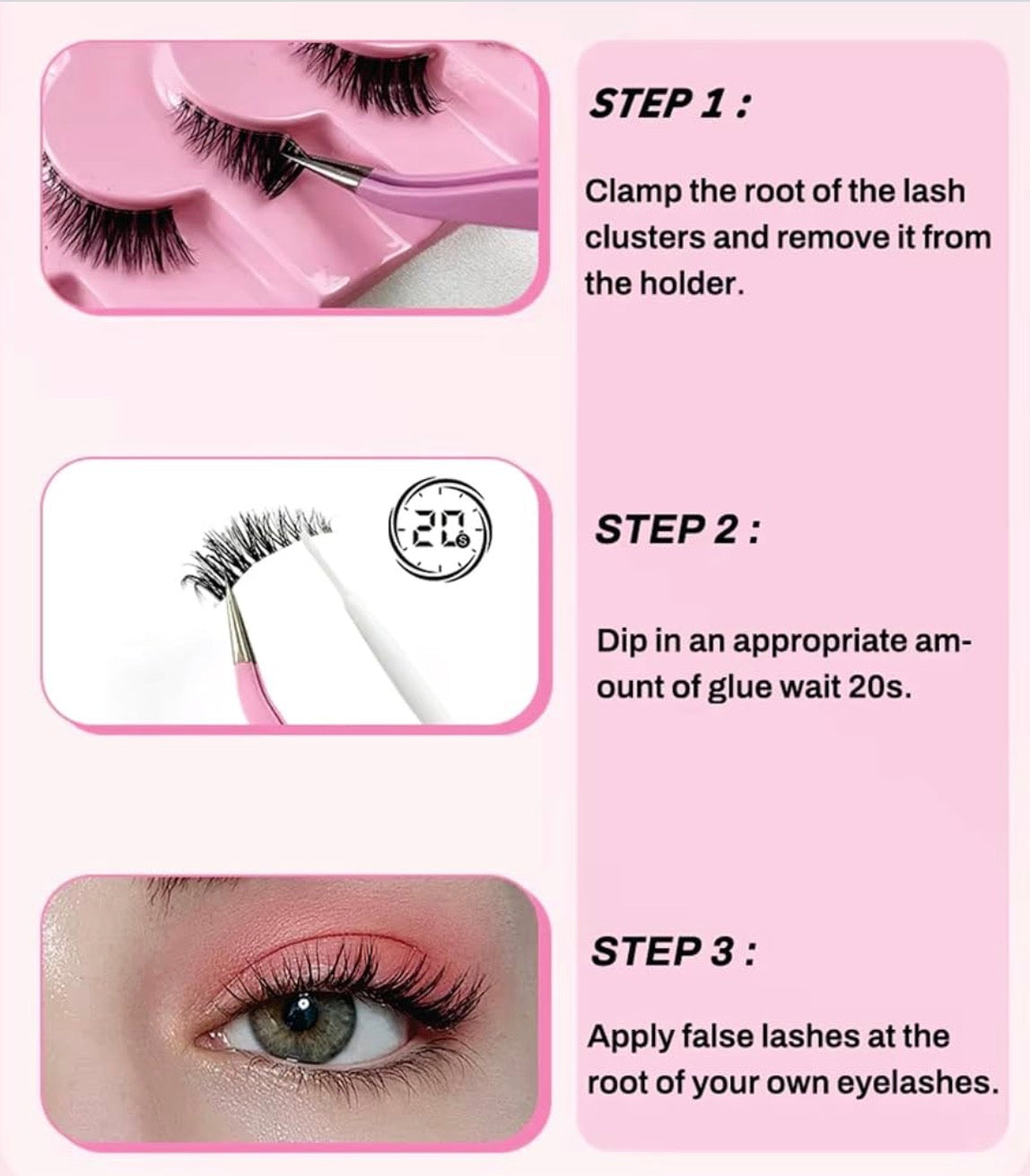 Half Lashes – Set of 10 Pairs | Natural Outer-Corner Lashes for Everyday Wear