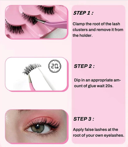 Half Lashes – Set of 10 Pairs | Natural Outer-Corner Lashes for Everyday Wear
