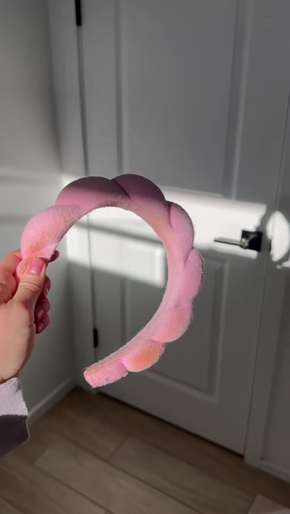 Bubble Headband Set | Soft Spa Headbands for Skincare & Makeup
