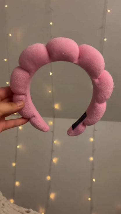 Bubble Headband Set | Soft Spa Headbands for Skincare & Makeup